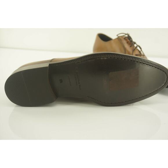 To Boot New York Caufield Men\'s Brown Leather Cap Toe Oxfords Size 11.5 D $395 main image 10